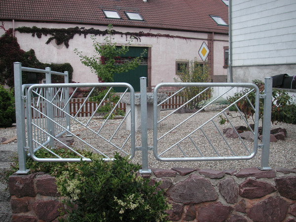 Zaunsystem ohne Handlauf